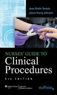 看護処置ガイド（第６版）<br>Nurses' Guide to Clinical Procedures (Nurse Guide to Clinical Procedures) （6 SPI）