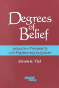 Degrees of Belief : Subjective Probability and Engineering Judgment