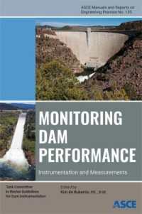 Monitoring Dam Performance : Instrumentation and Measurements (Asce Manuals and Reports on Engineering Practice (Mops))