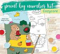 Cozycore Paint by Number Kit : Paint Your Way to Cozy - Kit Includes: 5 Paint by Number Canvases, 10 Paint Colors, Paintbrush, Instruction Book