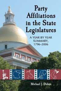 Party Affiliations in the State Legislatures : A Year by Year Summary, 1796-2006