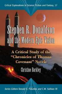 Stephen R.Donaldson and the Modern Epic Vision : A Critical Study of the ''Chronicles of Thomas Covenant'' Novels