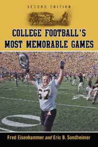 College Football's Most Memorable Games, 2d ed.