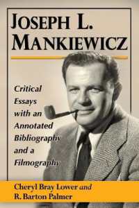 Joseph L. Mankiewicz : Critical Essays with an Annotated Bibliography and a Filmography