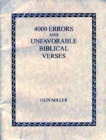 4000 Errors and Unfavorable Biblical Verses