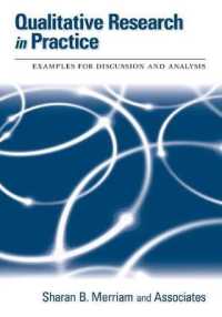 Qualitative Research in Practice : Examples for Discussion and Analysis (The Jossey-bass Higher and Adult Education Series)