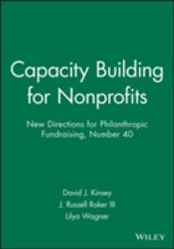 Capacity Building for Nonprofits (Jossey Bass Nonprofit & Public Management Series)