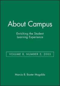 About Campus : Enriching the Student Learning Experience ; November-December 2003 (J-b Abc Single Issue about Campus) 〈8〉
