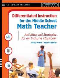 Differentiated Instruction for the Middle School Math Teacher : Activities and Strategies for an Inclusive Classroom