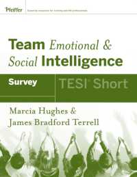 Team Emotional & Social Intelligence : Survey / Tesi Short (Essential Resources for Training and Hr Professionals) （BKLT）