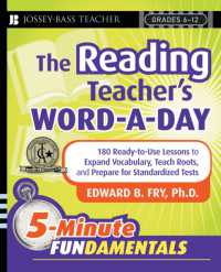 The Reading Teacher's Word-A-Day : 180 Ready-to-Use Lessons to Expand Vocabulary, Teach Roots, and Prepare for Standardized Tests (5-minute Fundamenta
