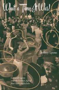 What a Time it Was!: Leonard Lyons and the Golden Age of New York Nightlife