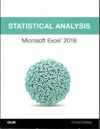 Statistical Analysis : Microsoft Excel 2016