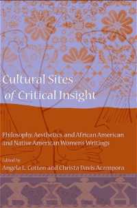 Cultural Sites of Critical Insight : Philosophy, Aesthetics, and African American and Native American Women's Writings