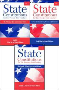 State Constitutions for the Twenty-first Century, Volumes 1, 2 & 3 (Suny series in American Constitutionalism)