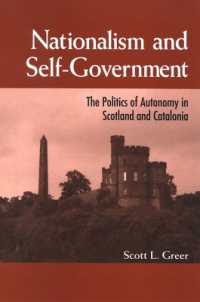 Nationalism and Self-Government : The Politics of Autonomy in Scotland and Catalonia (Suny series in National Identities)