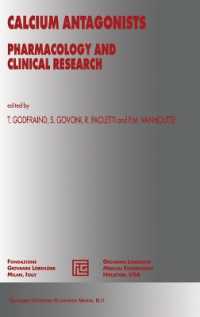 Calcium Antagonists : Pharmacology and Clinical Research (Medical Science Symposia)