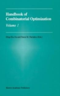 Handbook of Combinatorial Optimization : Volumes 1-3 / Ding-Zhu Du