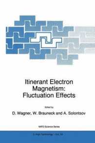 Itinerant Electron Magnetism : Fluctuation Effects (NATO Science Series: Partnership Sub-series 3 : High Tecnology, Vol 55)