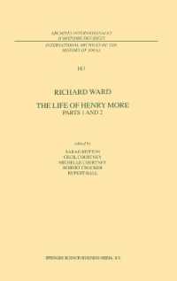 The Life of Henry More (International Archives of the History of Ideas / Archives Internationales d'histoire des Idees)