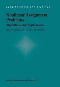 Nonlinear Assignment Problems : Algorithms and Applications (Combinatorial Optimization, V. 7)