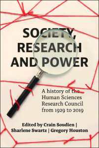 Society, Research and Power : A History of the Human Sciences Research Council from 1929 to 2019