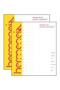 Jubilees : A Commentary in Two Volumes (Hermeneia)