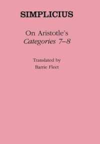 On Aristotle's 'Categories 7-8' (Ancient Commentators on Aristotle)