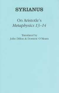 On Aristotle's 'Metaphysics 13-14' (Ancient Commentators on Aristotle)