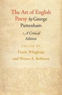 Art of English Poesy : A Critical Edition -- Electronic book text (English Language Edition)