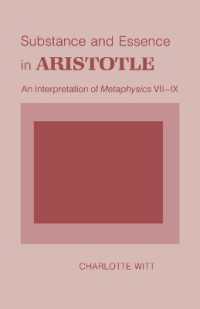 Substance and Essence in Aristotle : An Interpretation of 'Metaphysics' VII-IX