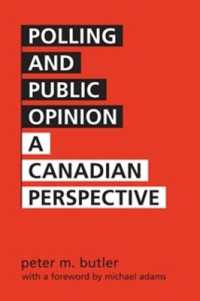 世論調査と世論：カナダの視点<br>Polling and Public Opinion : A Canadian Perspective