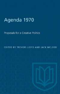 Agenda 1970 : Proposals for a Creative Politics (Heritage)