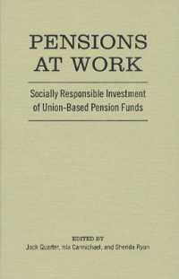 Pensions at Work : Socially Responsible Investment of Union-Based Pension Funds