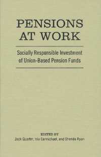 Pensions at Work : Socially Responsible Investment of Union-Based Pension Funds