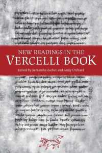 New Readings in the Vercelli Book (Toronto Anglo-saxon Series)