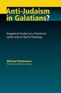 Anti-Judaism in Galatians? : Exegetical Studies on a Polemical Letter and on Paul's Theology