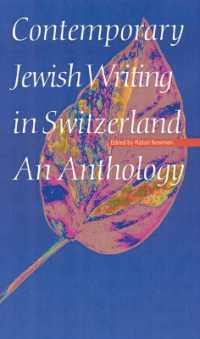 Contemporary Jewish Writing in Switzerland : An Anthology (Jewish Writing in the Contemporary World)