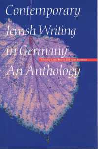 Contemporary Jewish Writing in Germany : An Anthology (Jewish Writing in the Contemporary World)