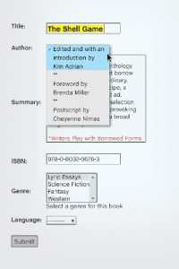 The Shell Game : Writers Play with Borrowed Forms