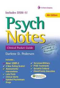 Psych Notes : Clinical Pocket Guide (Davis's Notes) （4 SPI IND）