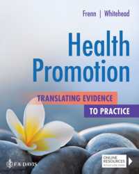 Health Promotion : Translating Evidence to Practice