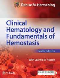 Clinical Hematology and Fundamentals of Hemostasis （6TH）