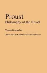 Proust : Philosophy of the Novel
