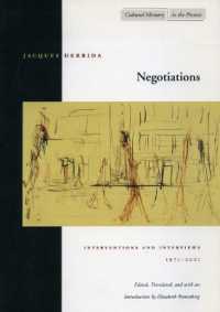 Negotiations : Interventions and Interviews, 1971-2001 (Cultural Memory in the Present)