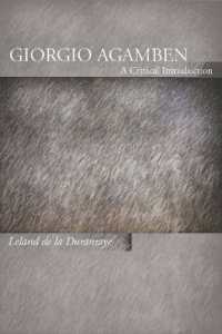 アガンベン入門<br>Giorgio Agamben : A Critical Introduction
