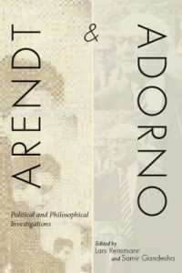 Arendt and Adorno : Political and Philosophical Investigations