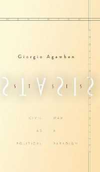 Stasis : Civil War as a Political Paradigm (Meridian: Crossing Aesthetics)