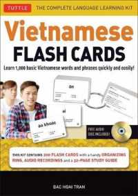 Vietnamese Flash Cards Kit : The Complete Language Learning Kit -- Kit