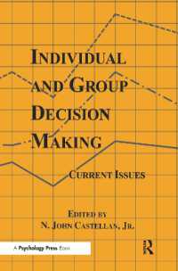 Individual and Group Decision Making : Current Issues